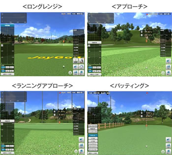 4つの練習モードを搭載!